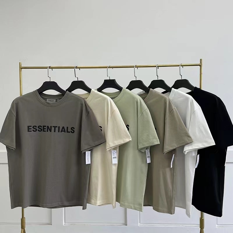AMBERELLE Core Silicone Label Oversized T-Shirt in cream