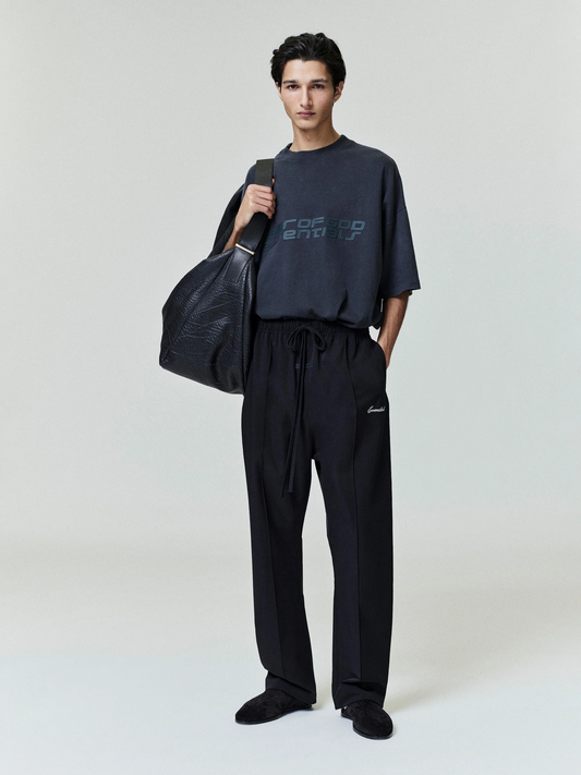 AMBERELLE 90s Graphic Oversized T-Shirt in blackblue