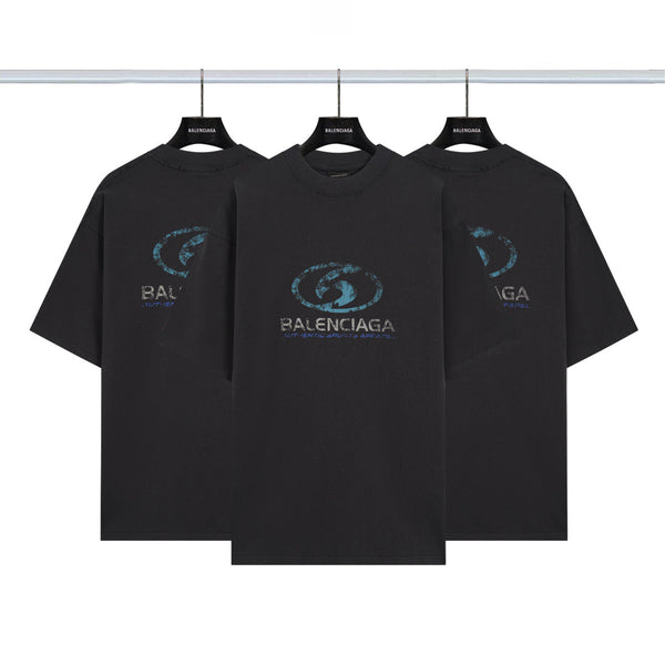 冲浪LOGO印花短袖 灰色 DX035