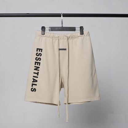 AMBERELLE Vertical Logo Fleece Sweatshorts in gray