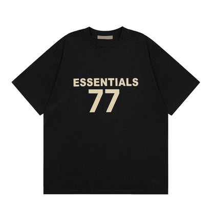 AMBERELLE 77 Graphic Short Sleeve Tee in beige