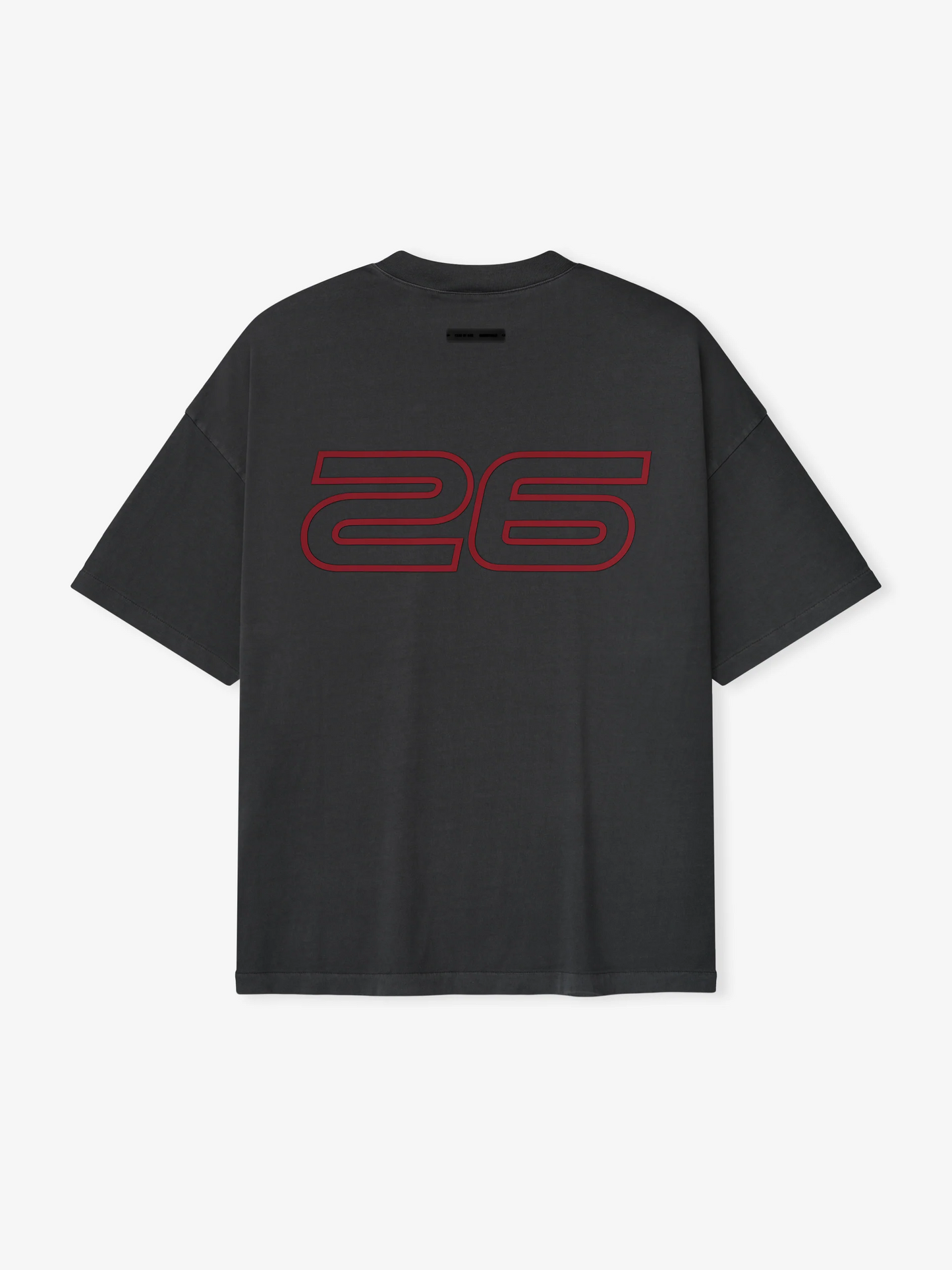 AMBERELLE 90s Graphic Oversized T-Shirt in blackred