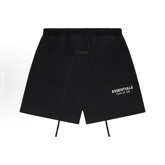 AMBERELLE Classic Logo Fleece Sweatshorts in black