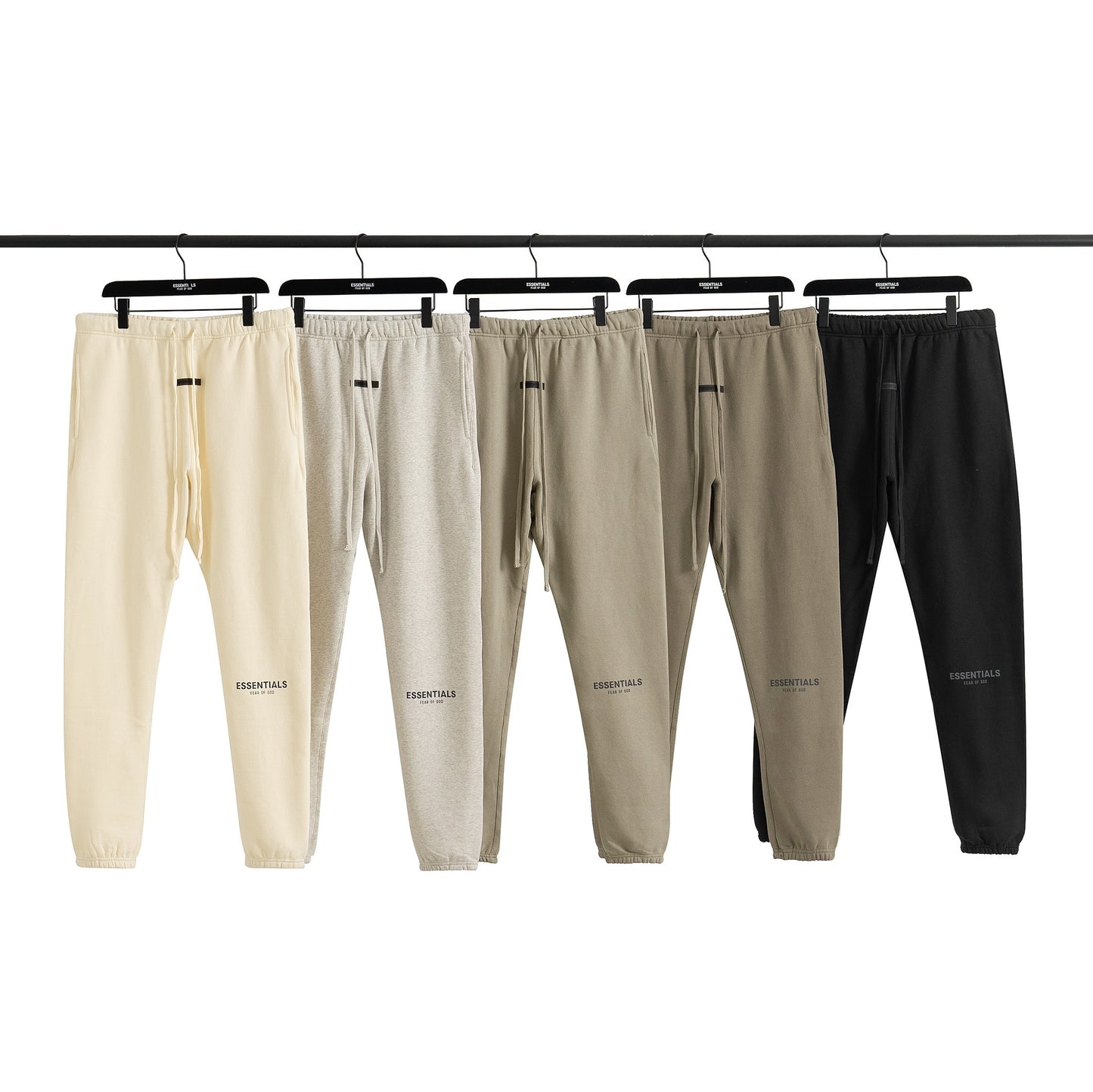 AMBERELLE 21FW Logo Fleece Joggers in gray