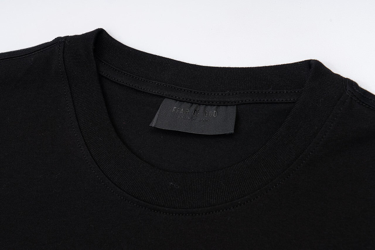 AMBERELLE Number 7 Graphic Short Sleeve Tee in black