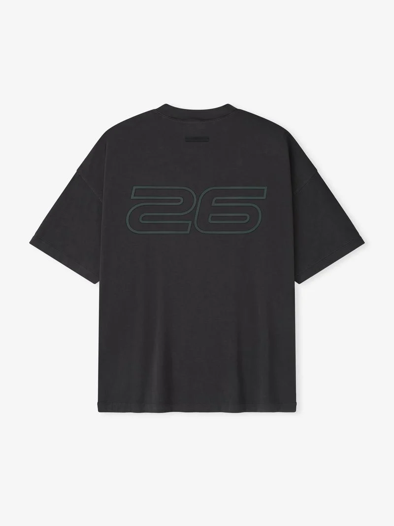 AMBERELLE 90s Graphic Oversized T-Shirt in blackblue