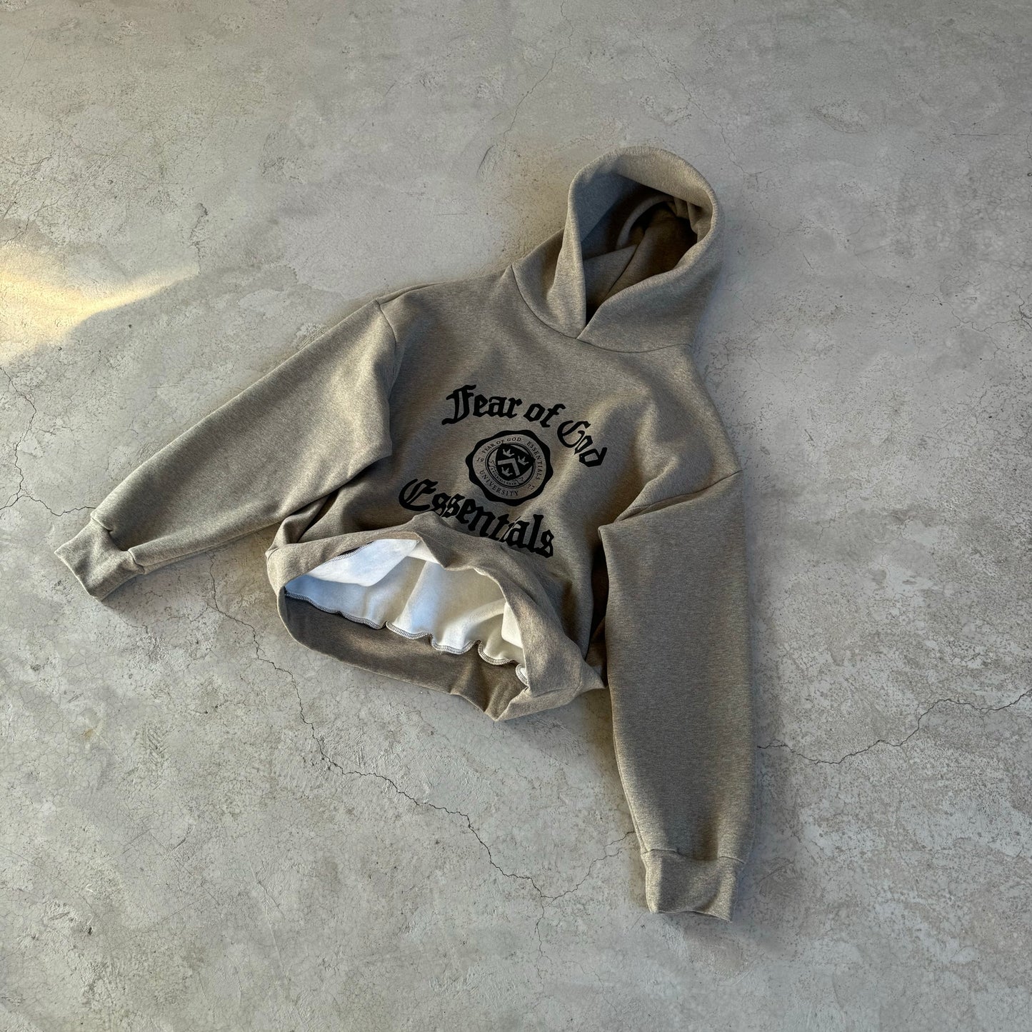 AMBERELLE 24FW Vintage Graphic Fleece Hoodie hoodie