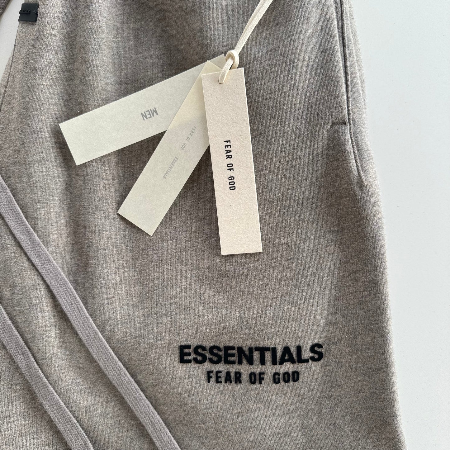 AMBERELLE Classic Logo Fleece Sweatshorts in gray