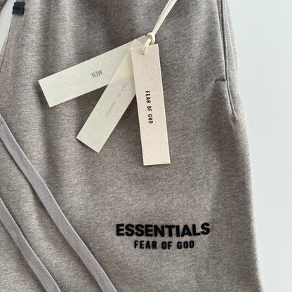 AMBERELLE Classic Logo Fleece Sweatshorts in gray