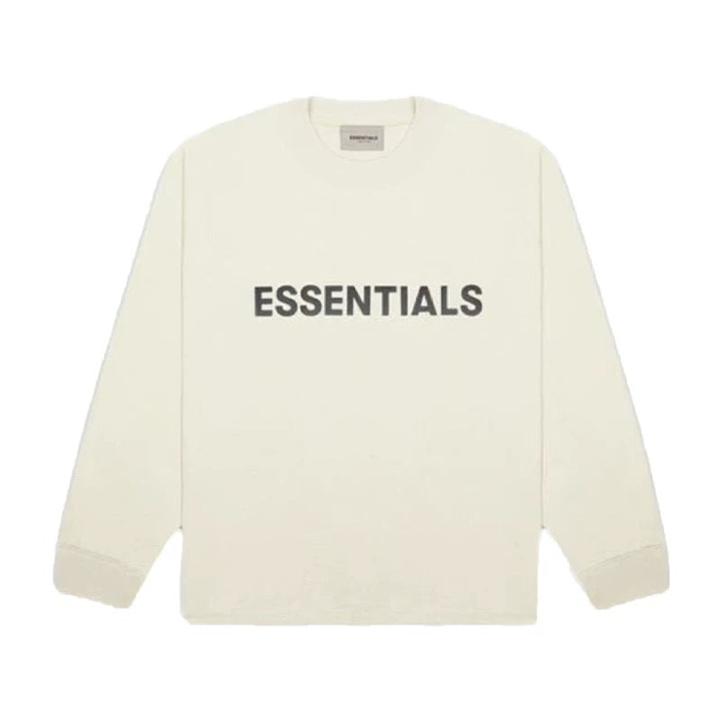 AMBERELLE Core Logo Long Sleeve Tee in gray