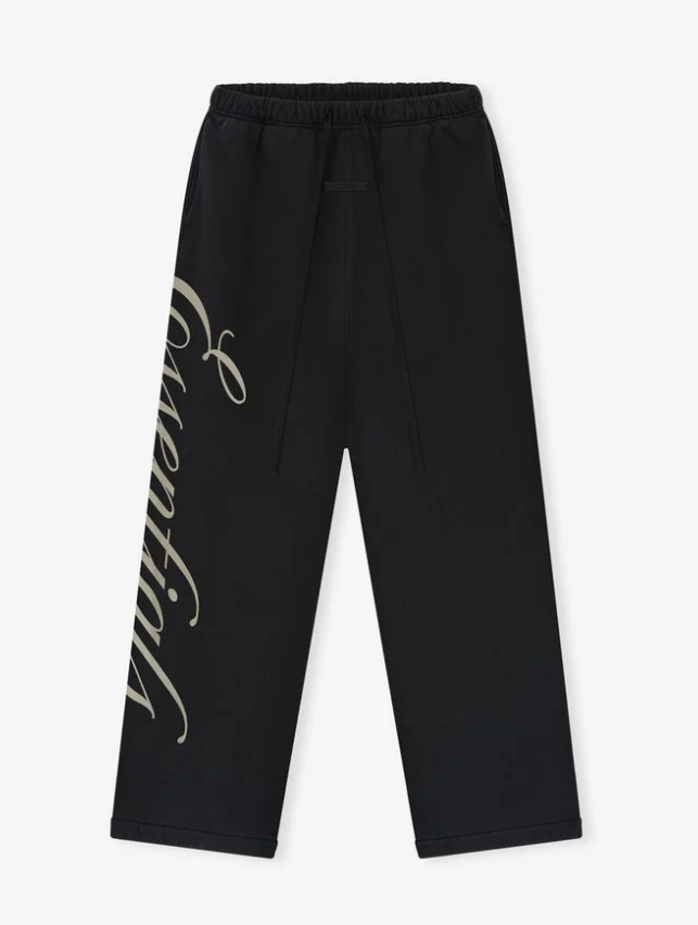 AMBERELLE Heavy Fleece Lounge Sweatpants in black