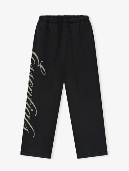 AMBERELLE Heavy Fleece Lounge Sweatpants in black