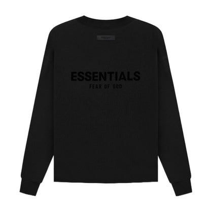 AMBERELLE Back Logo Long Sleeve Sweatshirt in black