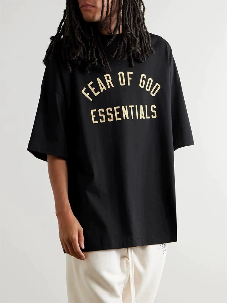 AMBERELLE Holiday Core Logo Short Sleeve Tee in brown
