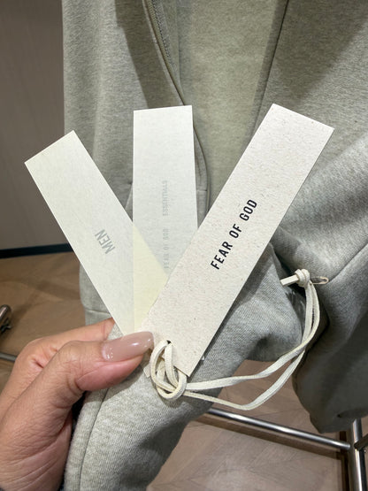 AMBERELLE SS25 Classic Full Zip Hoodie in gray
