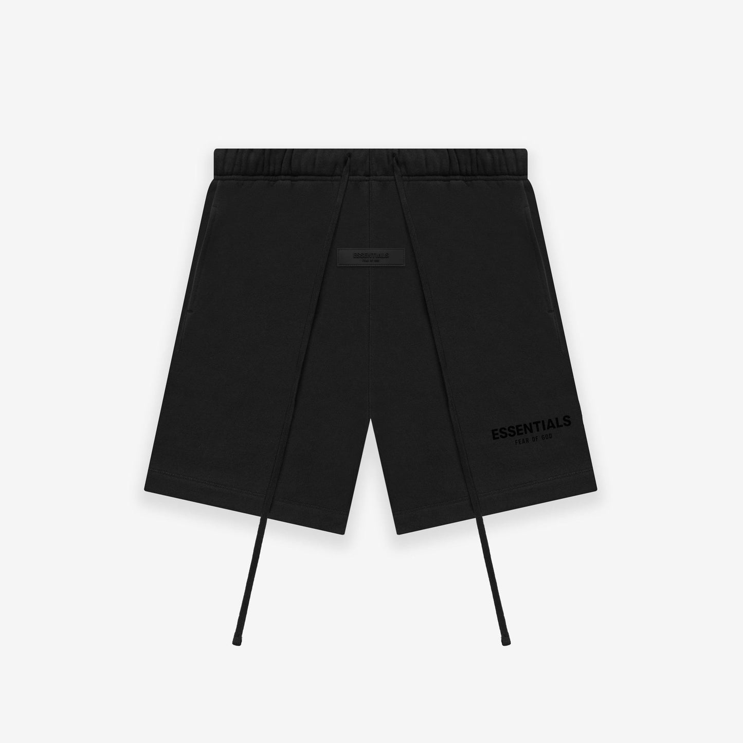 AMBERELLE Heavy Fleece Logo Sweatshorts in light heather grey