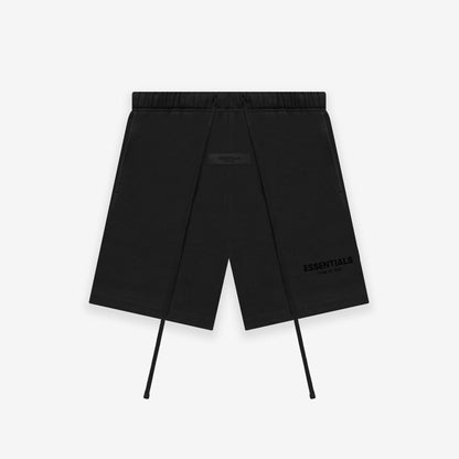 AMBERELLE Heavy Fleece Logo Sweatshorts in light heather grey