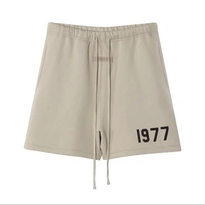 AMBERELLE 1977 Relaxed Drawstring Sweatshorts in black