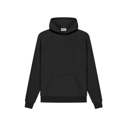AMBERELLE 21FW Back Logo Fleece Hoodie in cream