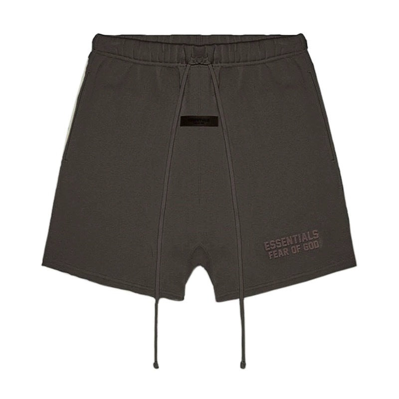 AMBERELLE Core Logo Fleece Sweatshorts in cream