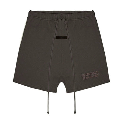 AMBERELLE Core Logo Fleece Sweatshorts in cream