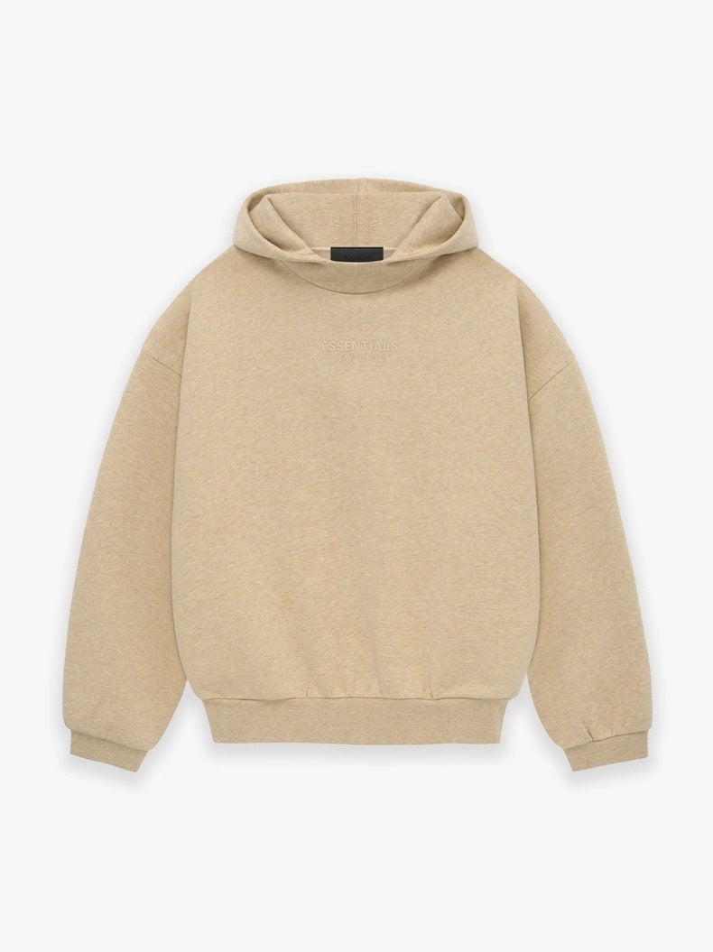 AMBERELLE FW23 Minimal Logo Fleece Hoodie in black