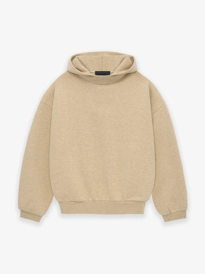 AMBERELLE FW23 Minimal Logo Fleece Hoodie in black