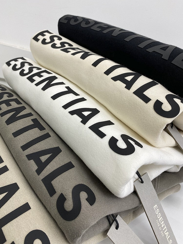 AMBERELLE Core Letter Logo Crewneck Sweatshirt in taupe