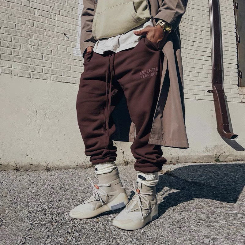 AMBERELLE Season 9 Fleece Logo Joggers in black