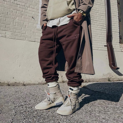 AMBERELLE Season 9 Fleece Logo Joggers in black