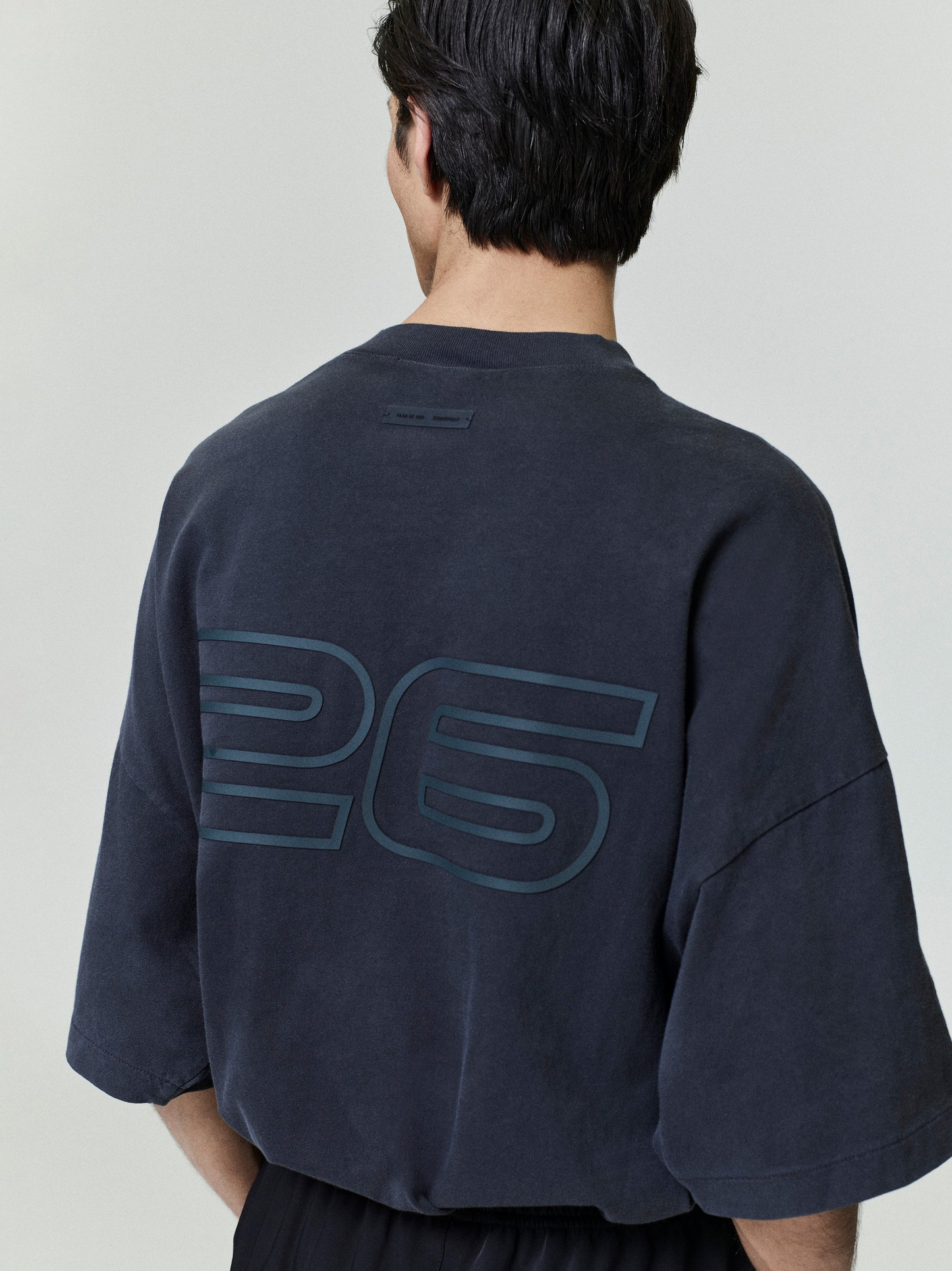 AMBERELLE 90s Graphic Oversized T-Shirt in blackblue