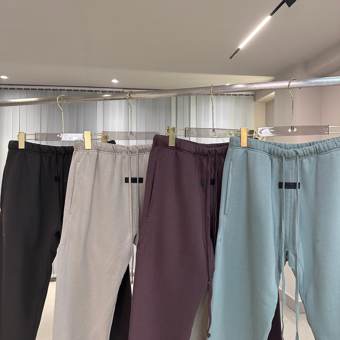 AMBERELLE Season 9 Fleece Logo Joggers in cream