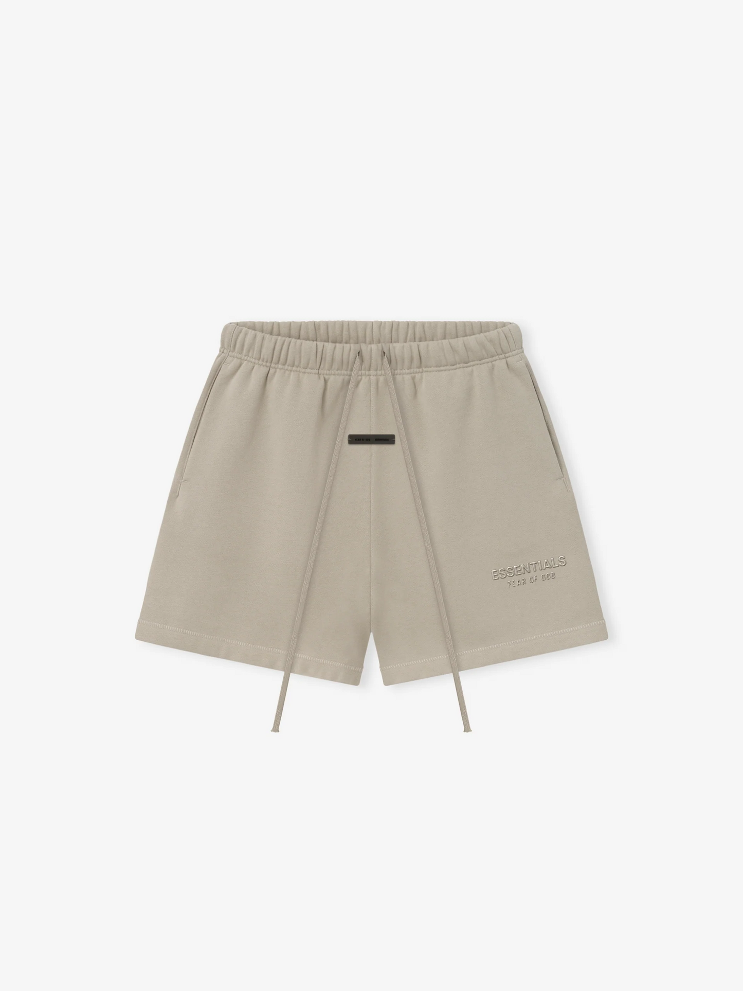 AMBERELLE Tonal Logo Fleece Sweatshorts in gray