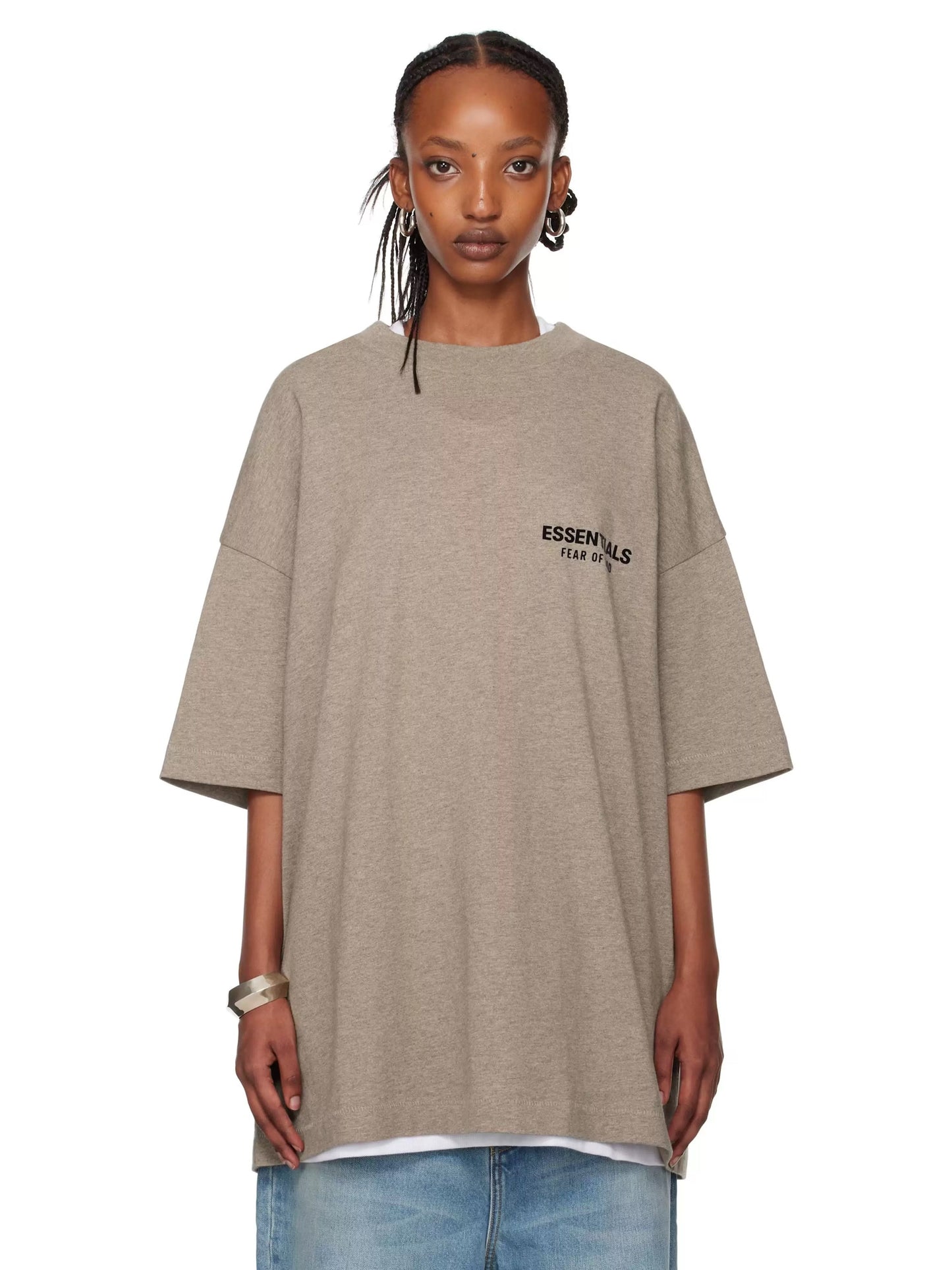 AMBERELLE Holiday Back Logo Short Sleeve Tee in black