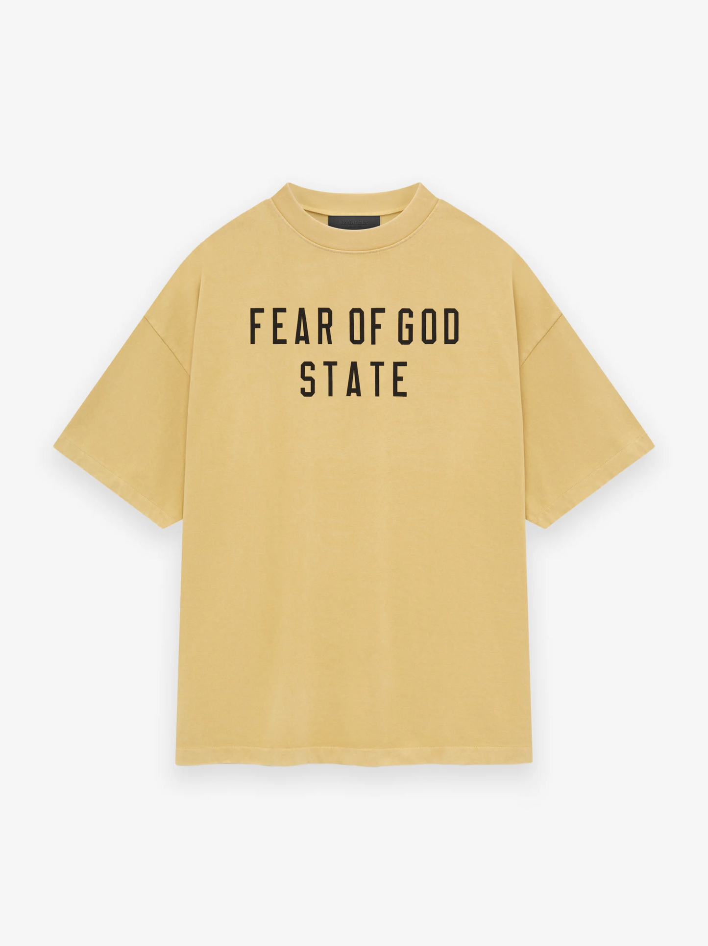 AMBERELLE State Letter Graphic Oversized T-Shirt in black
