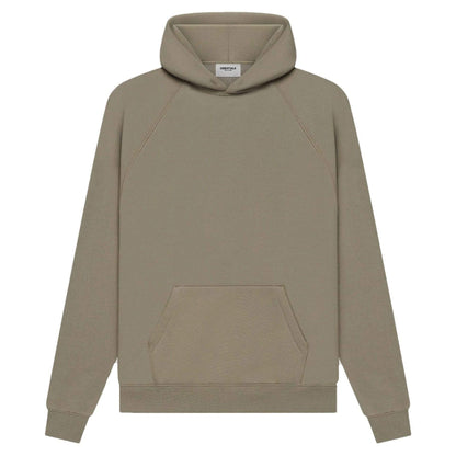AMBERELLE 21FW Back Logo Fleece Hoodie in beige