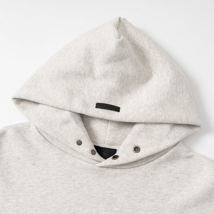 AMBERELLE Varsity Letter Graphic Hoodie in black
