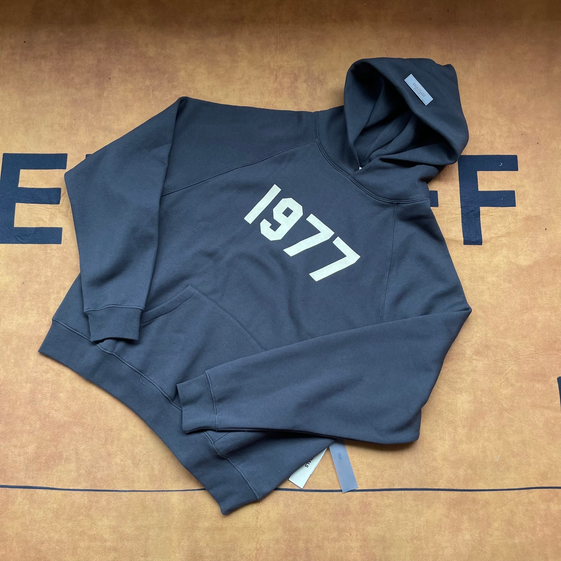 AMBERELLE 1977 Graphic Fleece Hoodie in cream