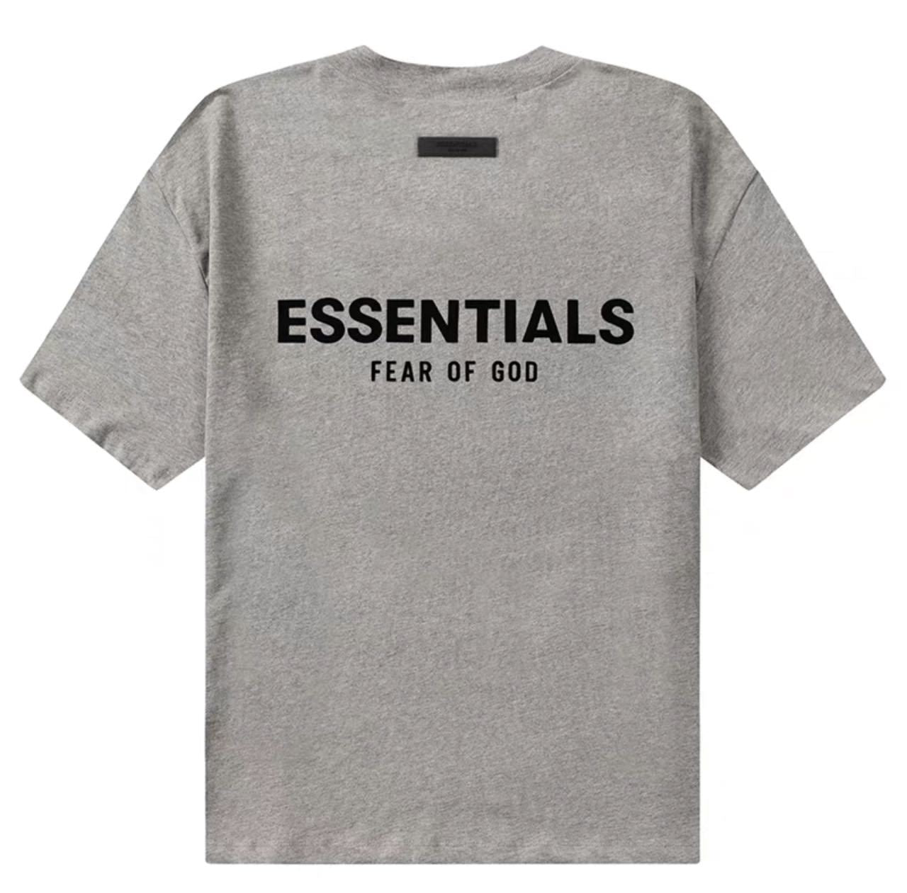 AMBERELLE Flocked Logo Oversized T-Shirt in cream