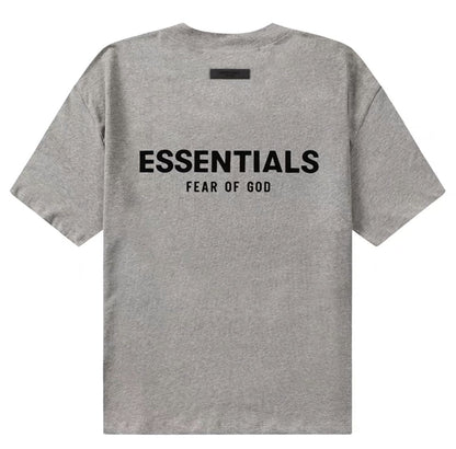 AMBERELLE Flocked Logo Oversized T-Shirt in cream