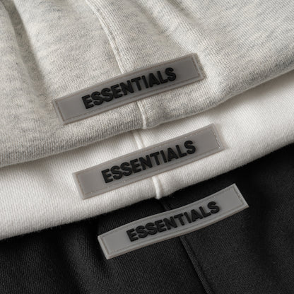 AMBERELLE Relaxed Fleece Sweatshorts in light heather grey