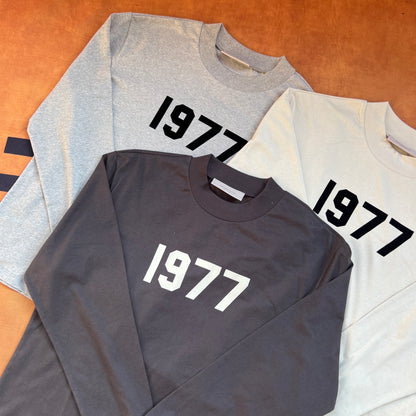 AMBERELLE 1977 Graphic Long Sleeve Tee in black
