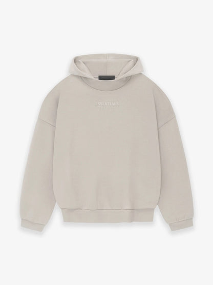 AMBERELLE FW23 Minimal Logo Fleece Hoodie in black