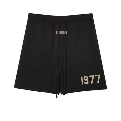 AMBERELLE 1977 Relaxed Drawstring Sweatshorts in black