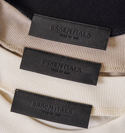 AMBERELLE Tonal Micro Logo Oversized T-Shirt in cream