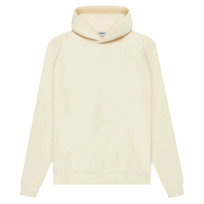 AMBERELLE 21FW Back Logo Fleece Hoodie in cream