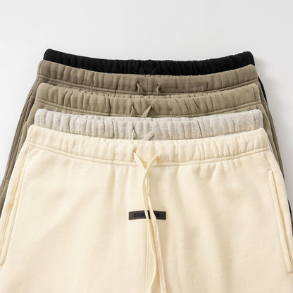 AMBERELLE 21FW Logo Fleece Joggers in gray