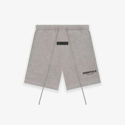 AMBERELLE Heavy Fleece Logo Sweatshorts in cream
