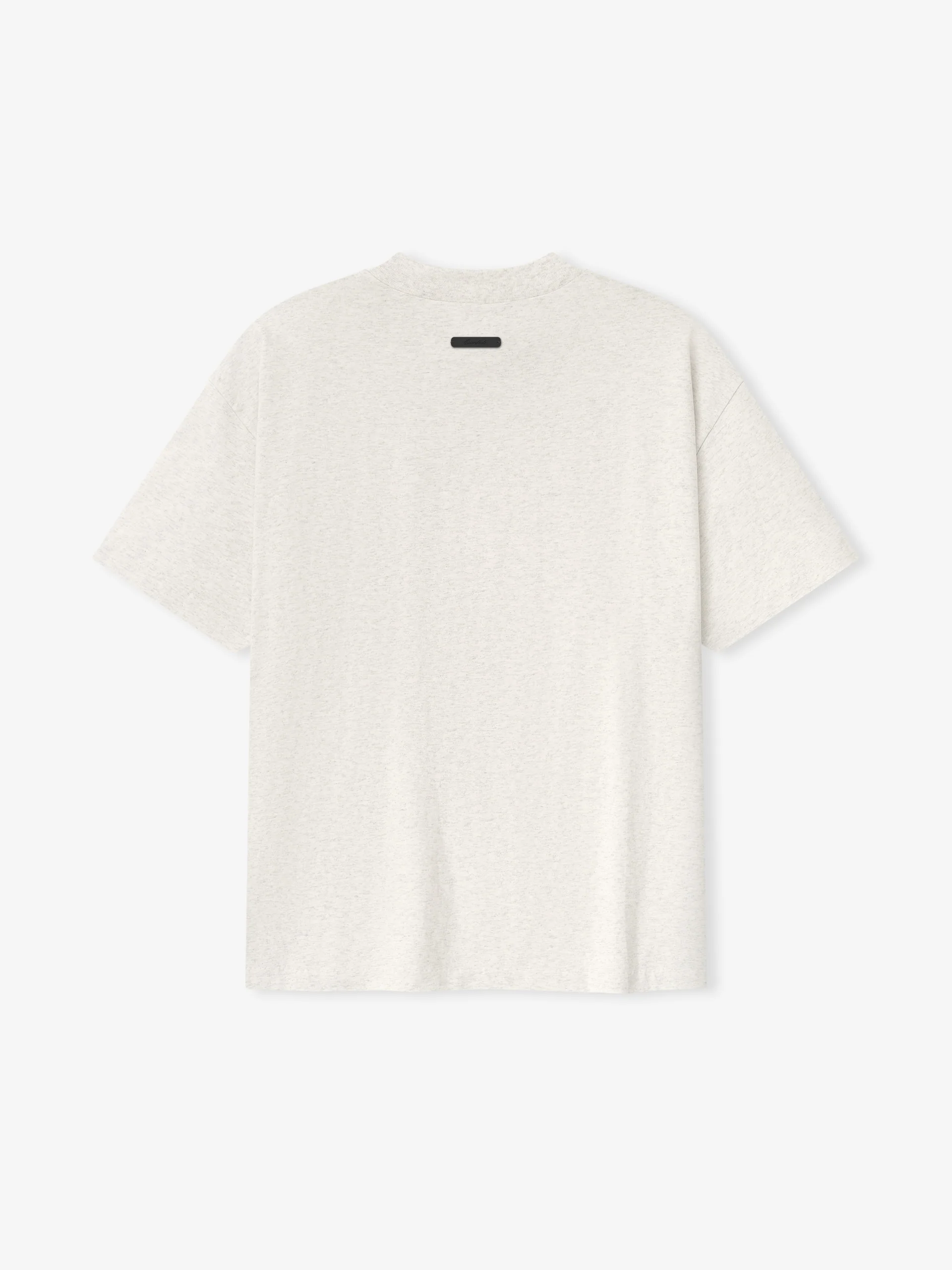 AMBERELLE SS26 Classic Micro Logo T-Shirt in cream