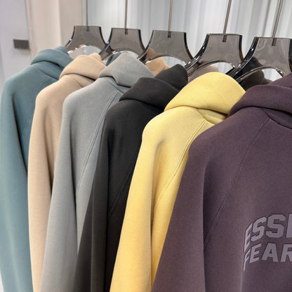 AMBERELLE Season 9 Tonal Logo Fleece Hoodie in blue